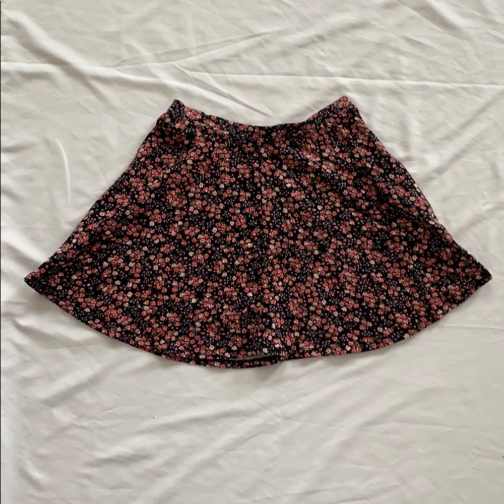 L.A.Hearts Skirt - Black Floral - Size: M